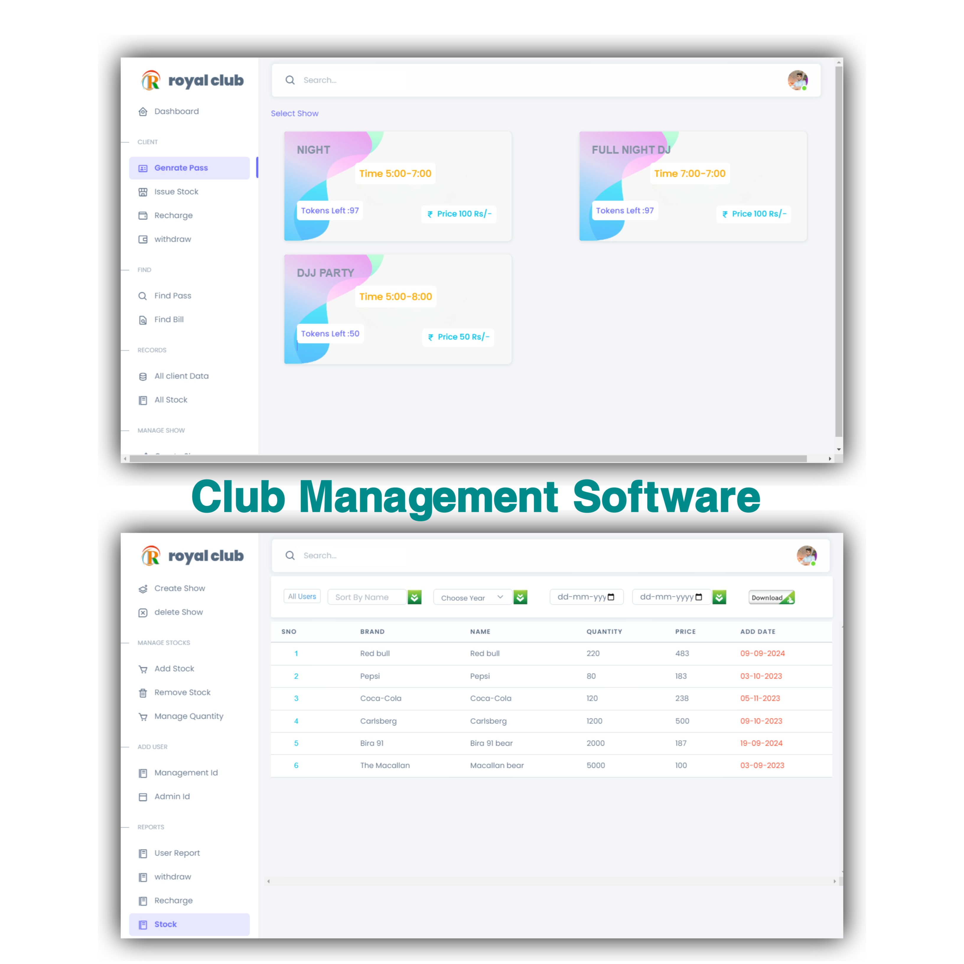 Club Management System